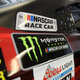 The new sponsor, and new logos. Photo credit: Chris Graythen/Getty Images
